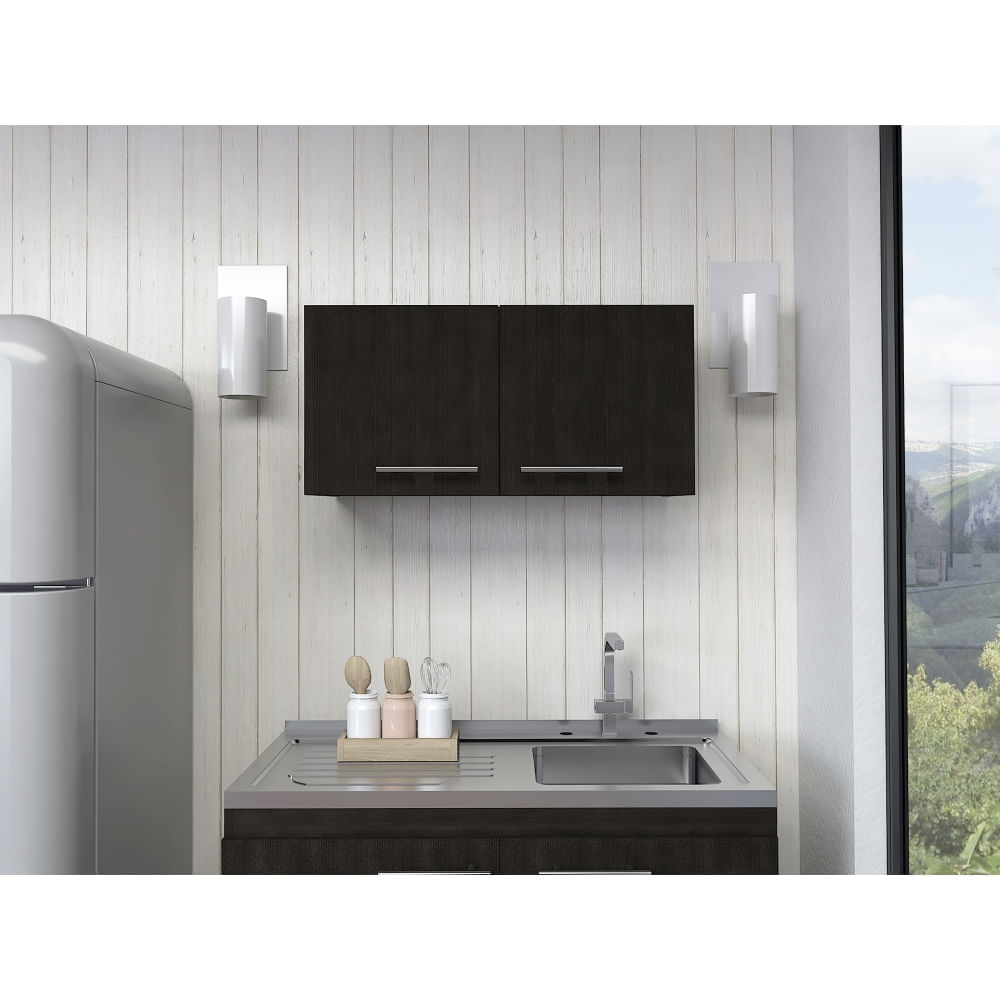 Mueble Muro Cocina 2 Puertas Manchester - Wengue