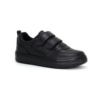 Zapatilla Escolar Juvenil Cuero Par&ss JA25Q1-CG869 NEGRO
