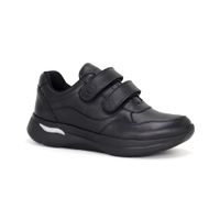 Zapatilla Escolar Juvenil Cuero Par&ss JA25Q1-CG822 NEGRO