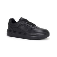 Zapatilla Escolar Juvenil Cuero Par&ss JA25Q1-CG866 NEGRO