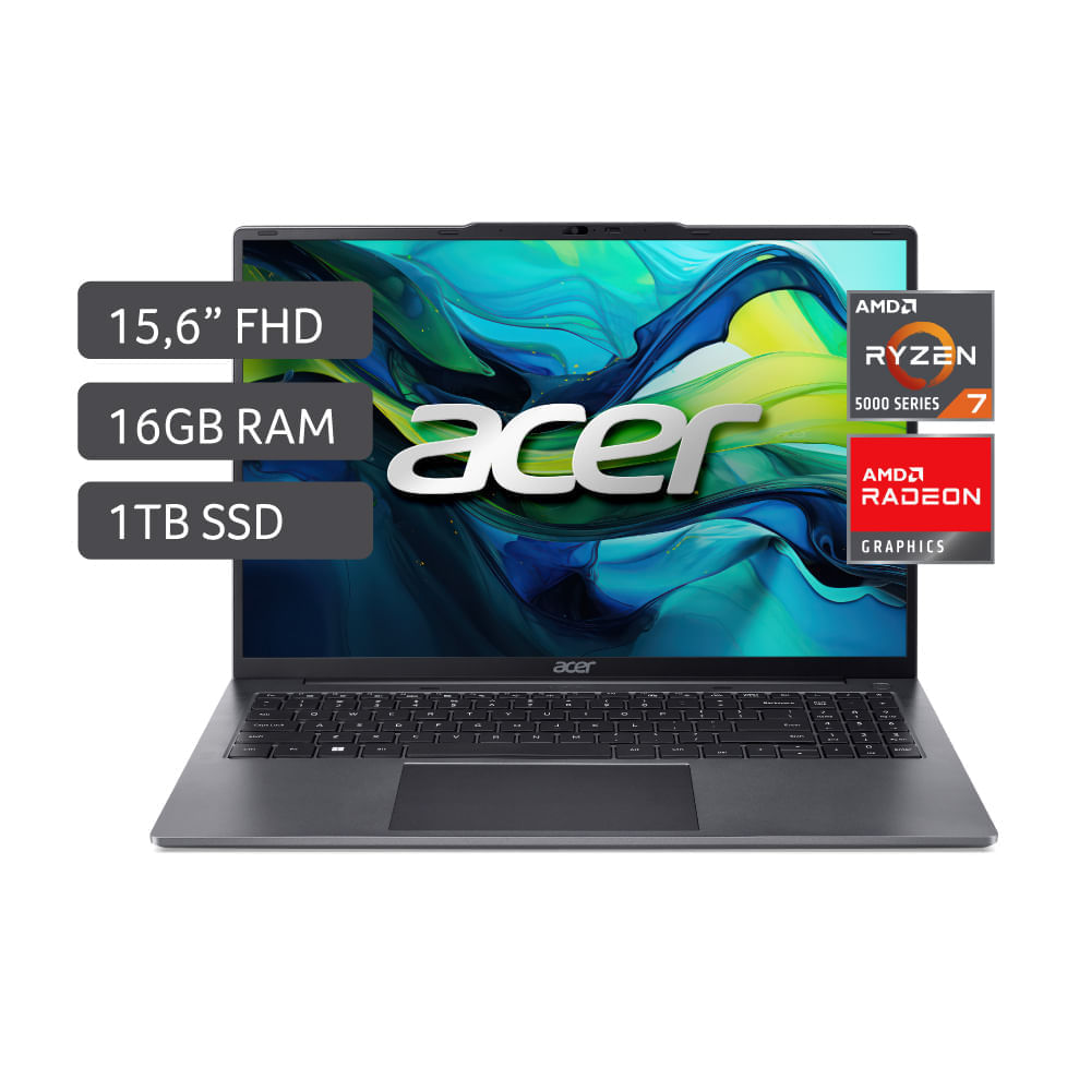 Laptop Acer AL15-41P-R9CR AMD Ryzen™ 7 5700U 16GB RAM 1TB 15.6""