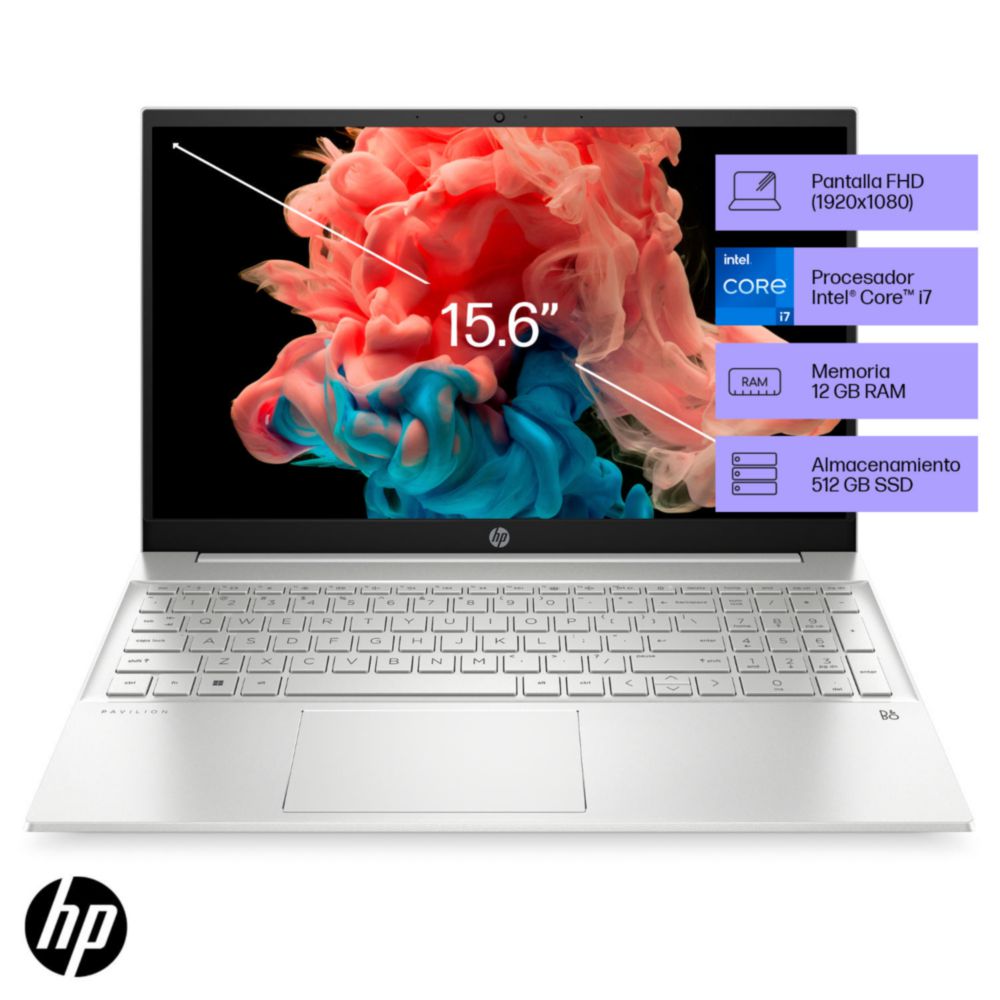 Laptop HP Pavilion 15-eg2506la 15.6"" Corei7-1255U 12GB RAM 512GB SSD FHD