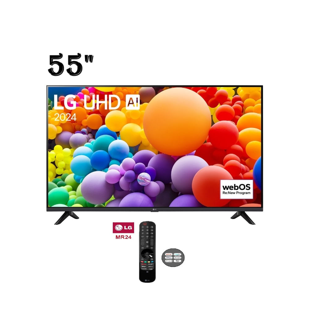 Smart TV LG 4K UHD 55"" 55UT7300PSA + Control Magic