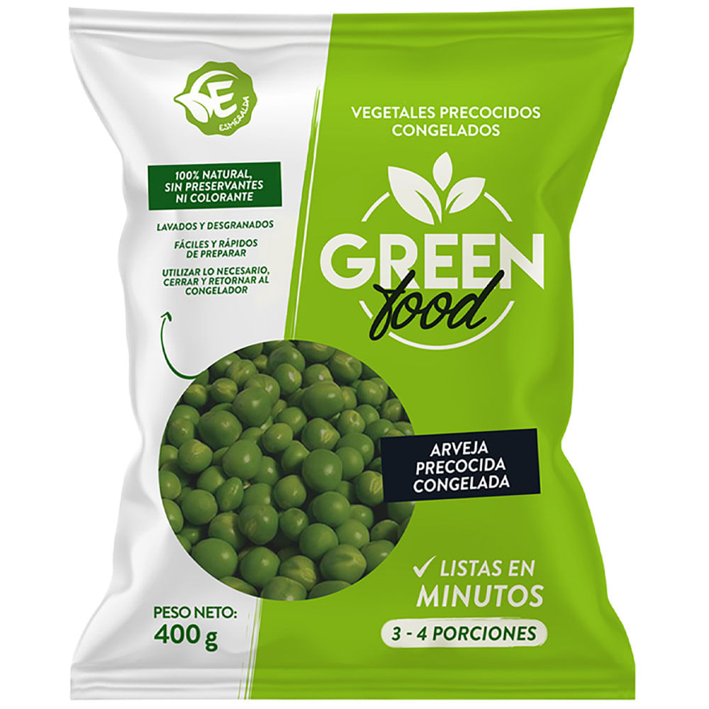 Arveja Precocida GREEN FOOD Bolsa 400g