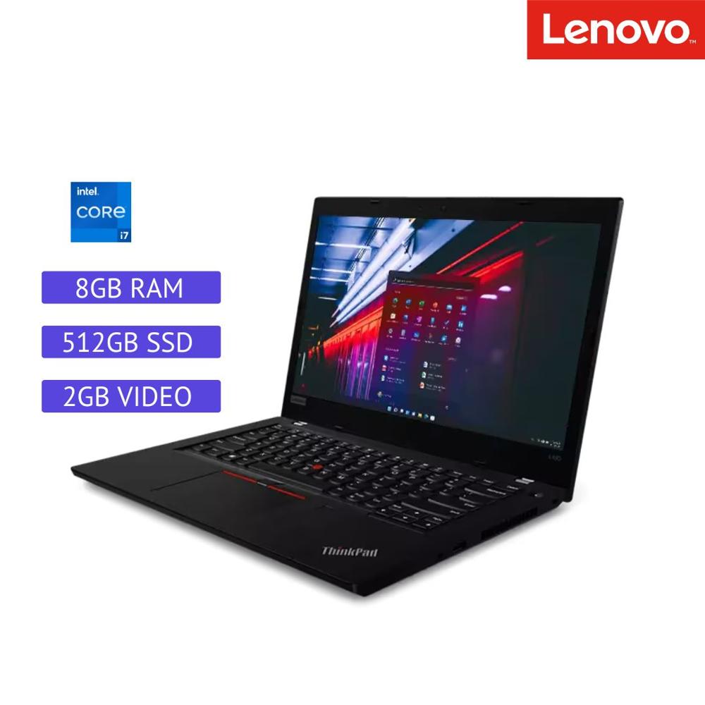 Laptop semi nueva ThinkPad L490 - Core i7 - 8GB RAM - 512GB SSD