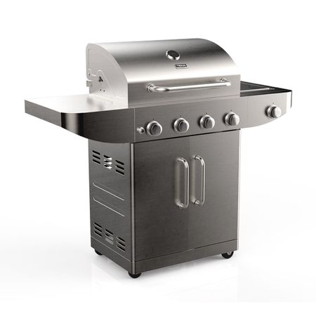 Parrilla a Gas Teka Gourmet BBQ 4100 G de Acero Inoxidable Plata