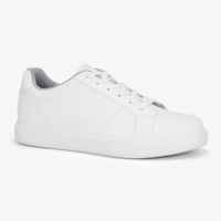 Zapatilla Escolar  Hombre  Cuero KAIDA JA25-CG860 BLANCO
