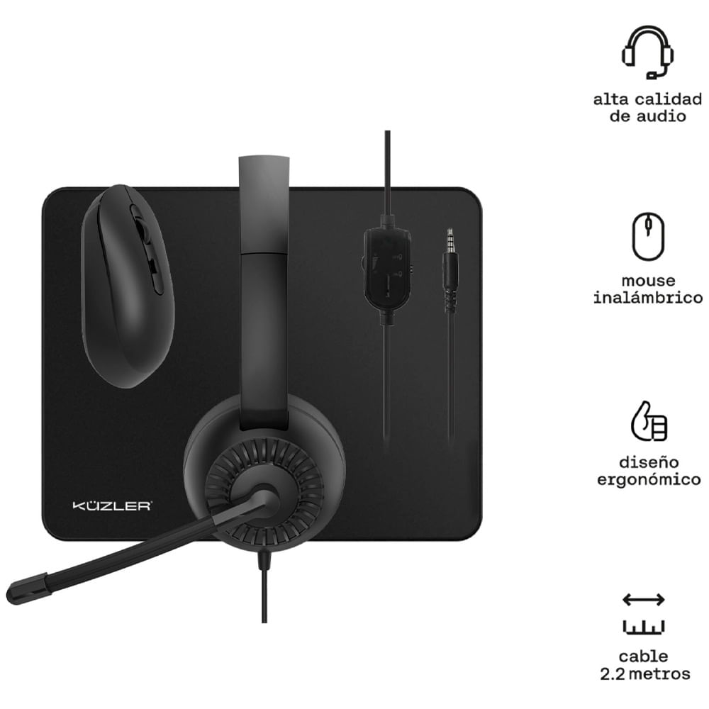 Combo KUZLER Home Office 3 En 1 Bizpack -2