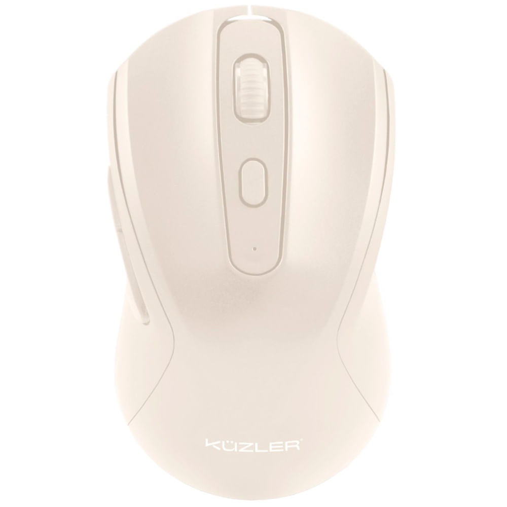 Mouse Inalámbrico Recargable KUZLER Beige Fonz-101