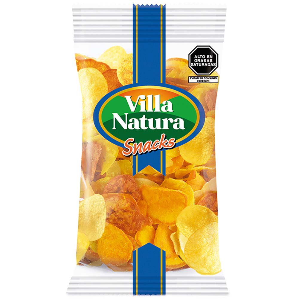 Piqueo VILLA NATURA Chifles camotes y yucas fritas Bolsa 150Gr