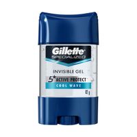 Gel Antitranspirante para Hombre GILLETTE Specialized Cool Wave Frasco 82g