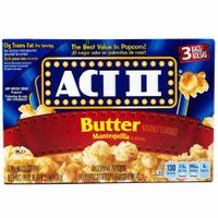 Canchita para Microondas ACT II Mantequilla Caja 3un
