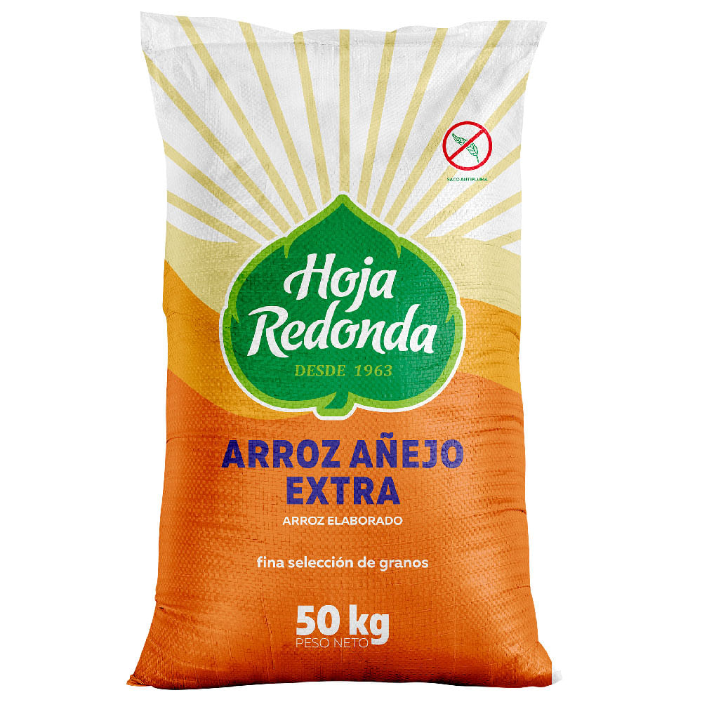 Arroz Extra HOJA REDONDA Saco 50Kg