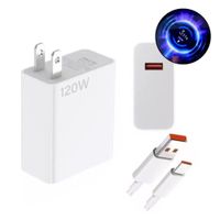 Cargador 120w Carga Rápida Compatible + Segundero Decimal