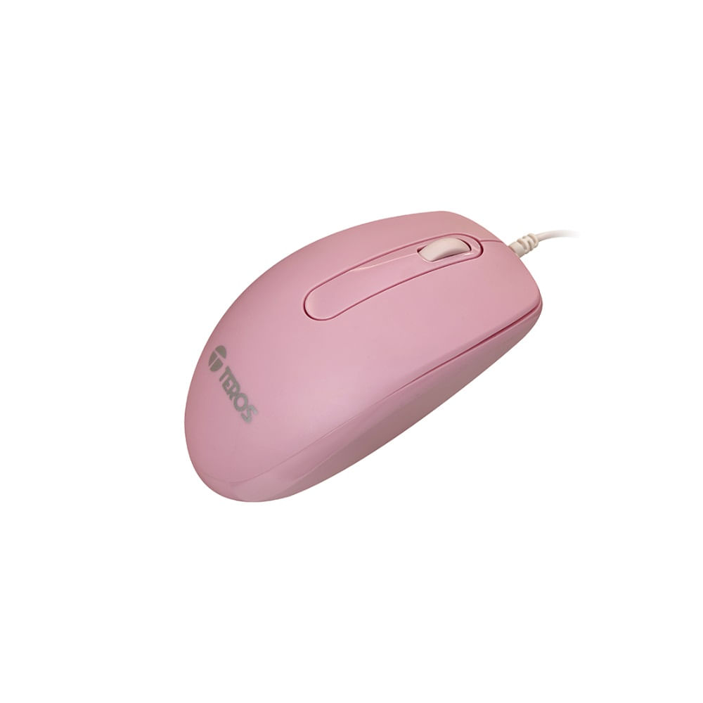 Mouse Optico TEROS TE-1221S 1000 DPI USB 3 Botones