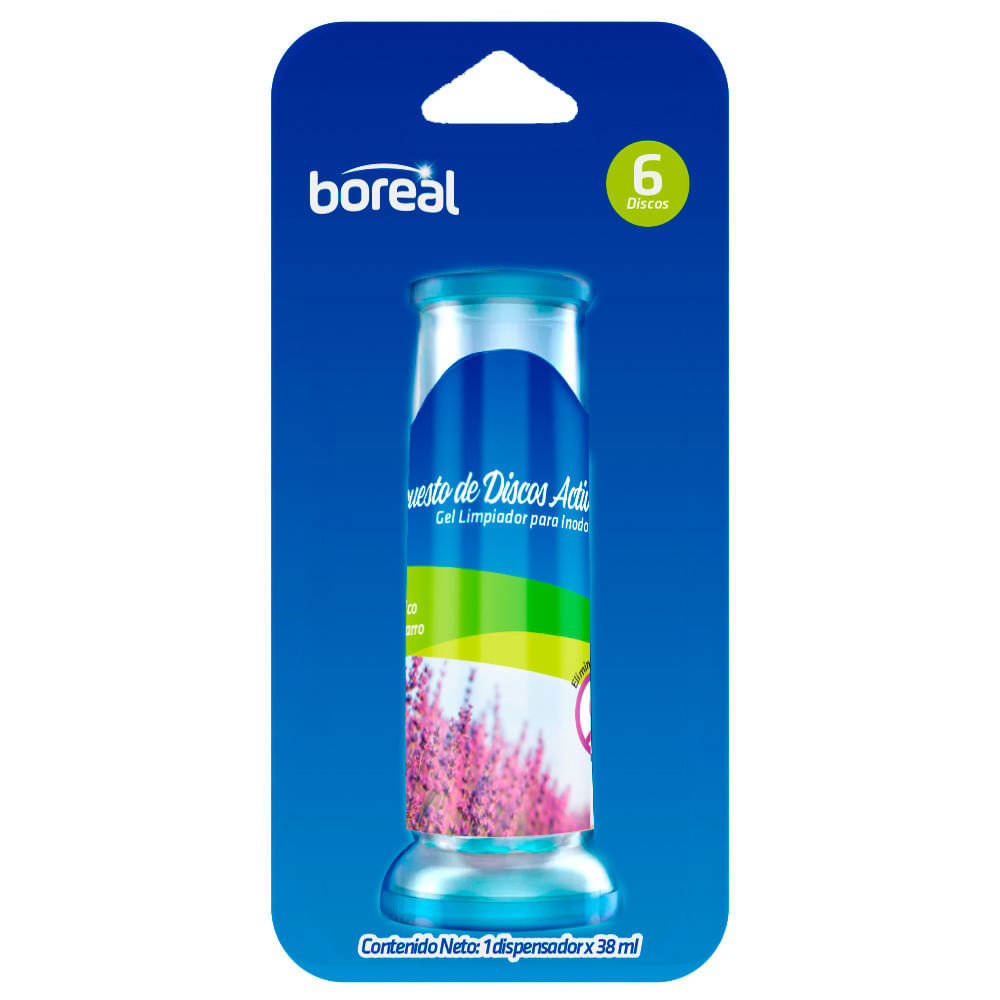 Discos Activos Repuestos BOREAL Lavanda Paquete 6un 38ml