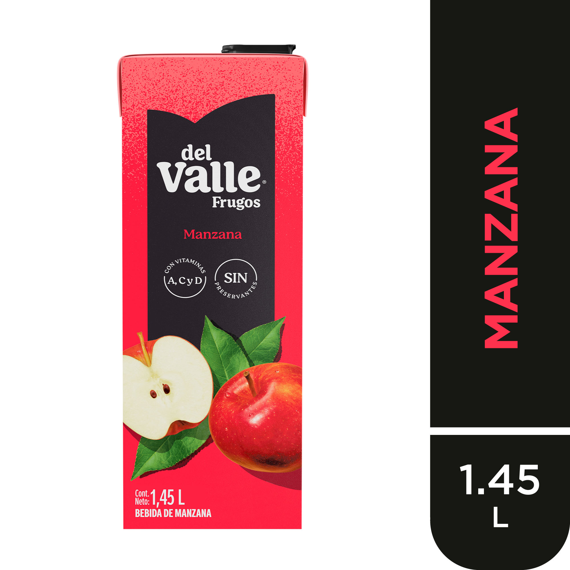 Bebida FRUGOS Sabor a Manzana Caja 1.45L