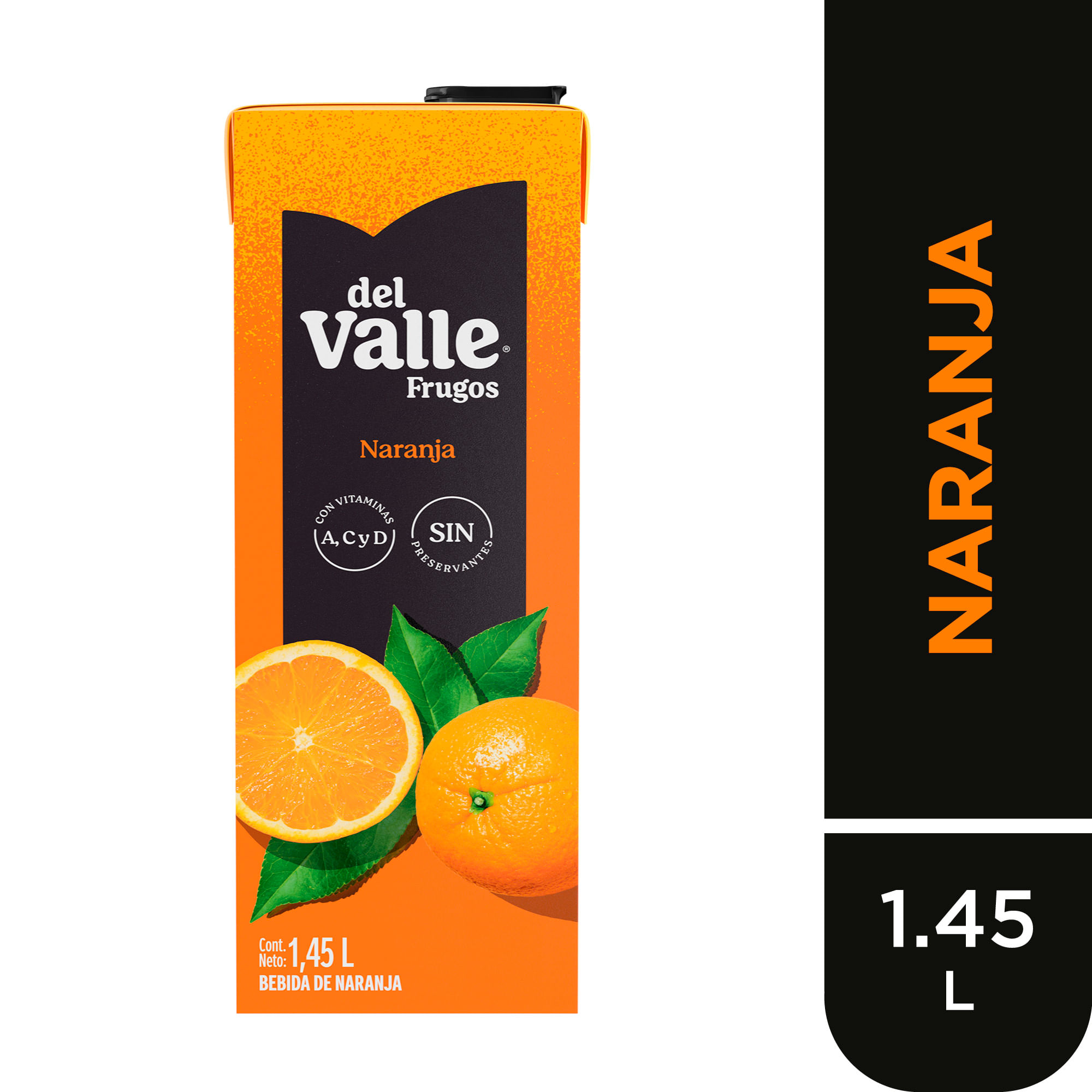 Bebida FRUGOS Sabor a Naranja Caja 1.45L
