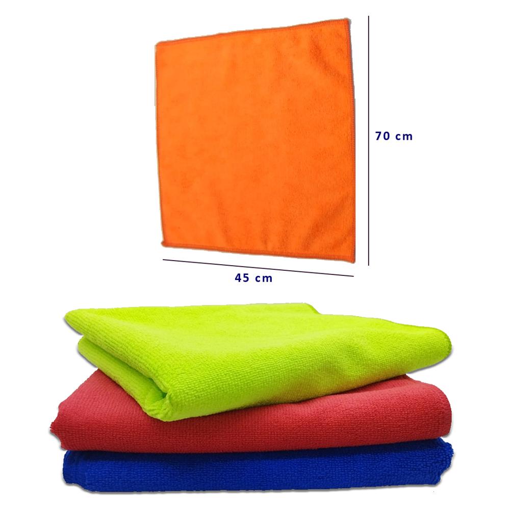 Paño Microfibra 70 cm x 45 cm NO Ojal Color Variado