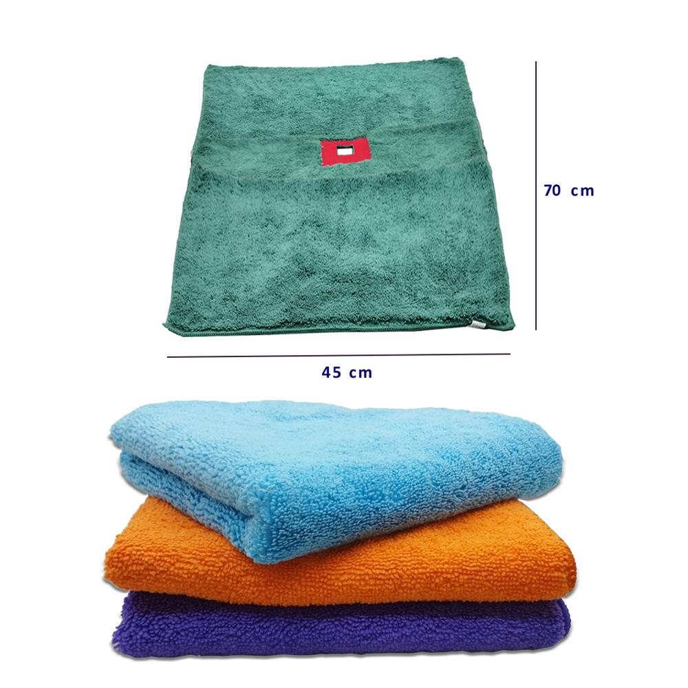 Pack 3 und Trapeador Microfibra Con Peluche 70 cm x 45 cm SI Ojal Color Variado