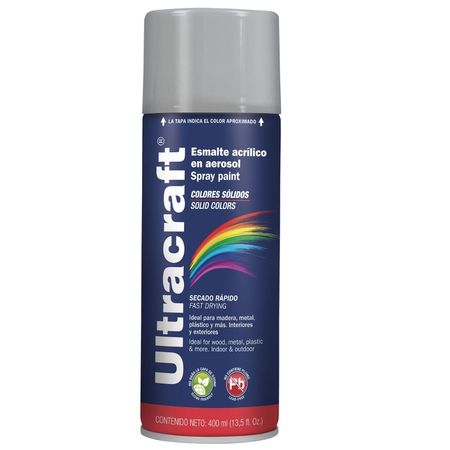 Pintura spray color PLATA ULTRACRAF