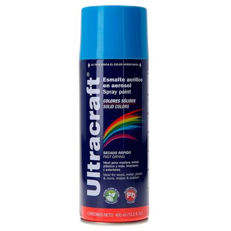 Pintura spray color AZUL CLARO ULTRACRAF