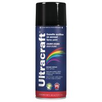 Pintura spray color NEGRO BRILLANTE, ULTRACRAF
