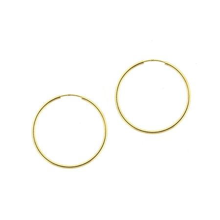 Argolla Pequeña Bañado en Oro 24K