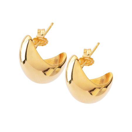 Aretes Leia Bañado en Oro 24K