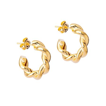 Aretes Classy Bañado en Oro 24K