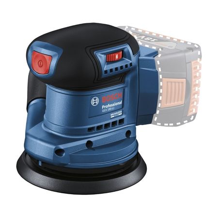 Lijadora orbital Gex 185-Li sin batería Bosch