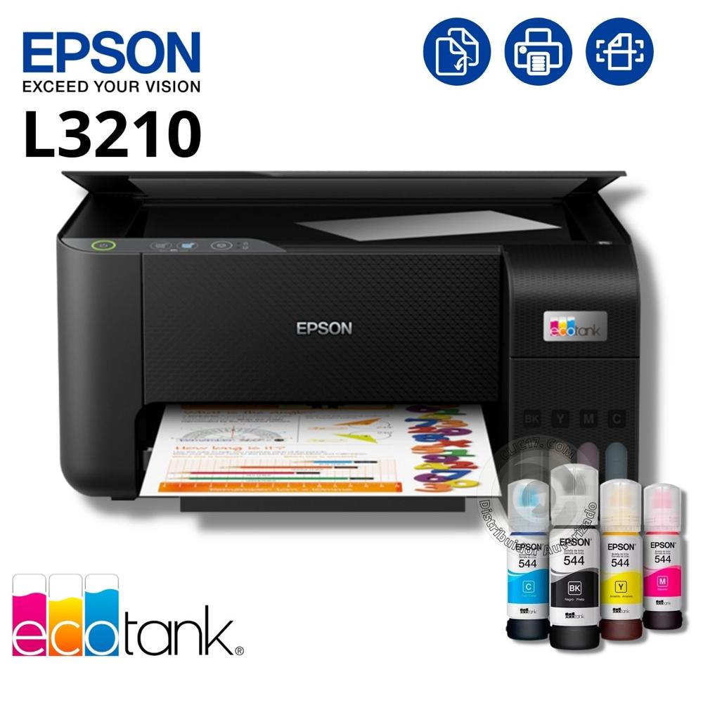 Impresora Multifuncional de Tinta EcoTank L3210 Epson