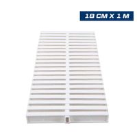 Canaleta Berklin para Borde de Piscina 18 CM x 1 Metro