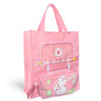 Bolso Tote Bag y Cartuchera Capibara - Rosa