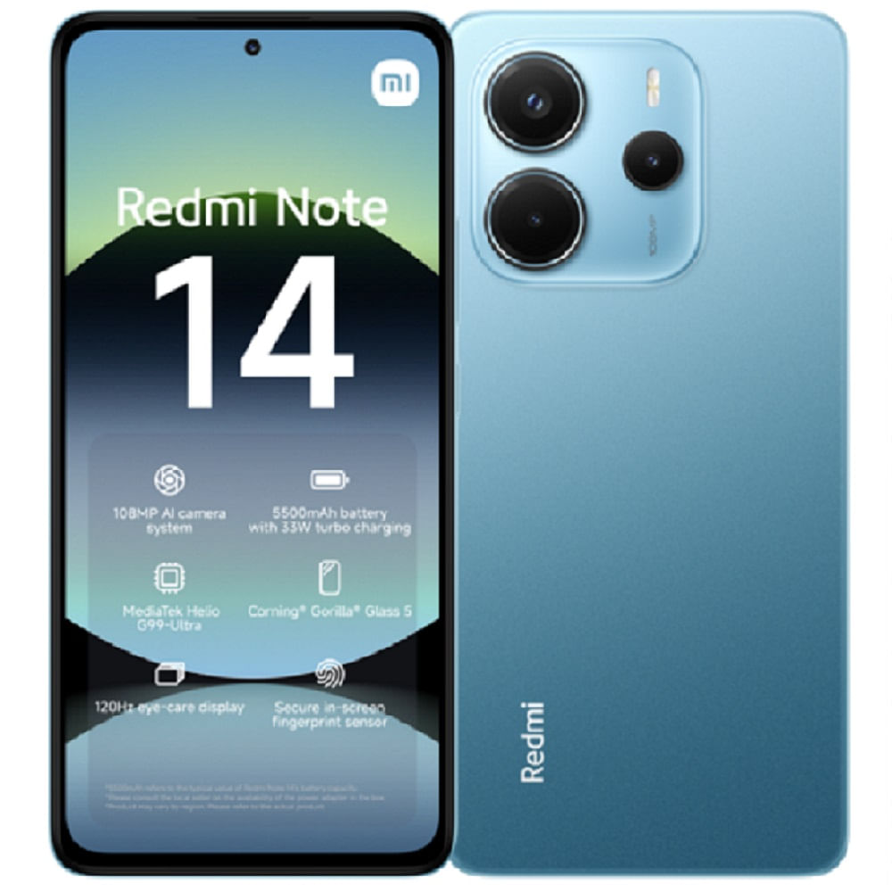 Xiaomi Redmi Note 14 256GB 8GB RAM Azul
