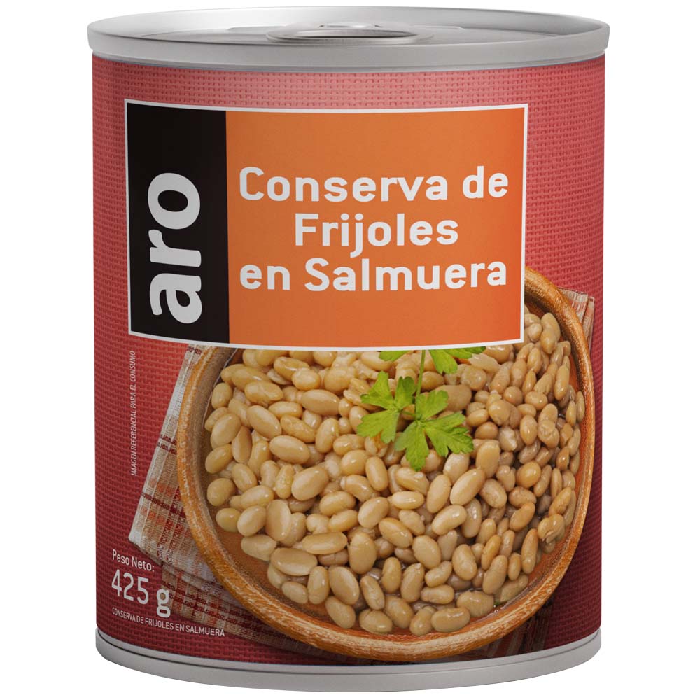 Conserva de Frijol ARO Lata 425g