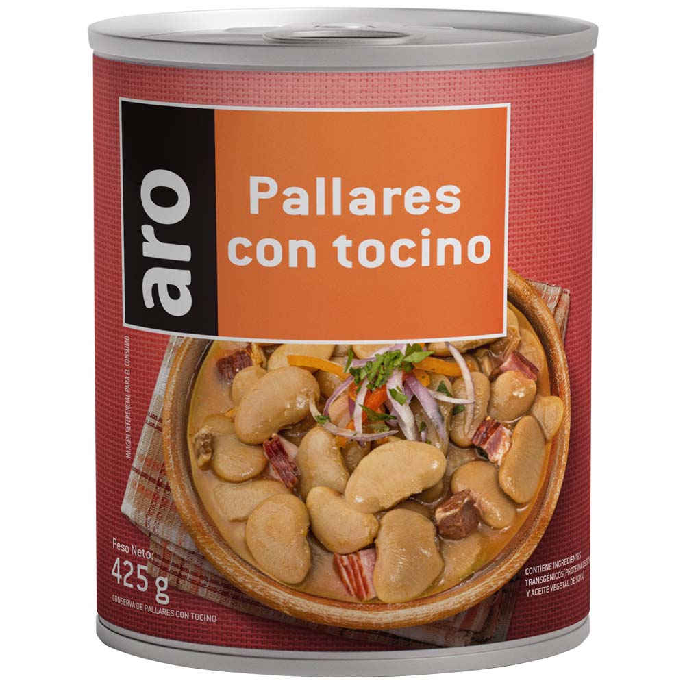 Conserva de Pallar Tocino ARO Lata 425g