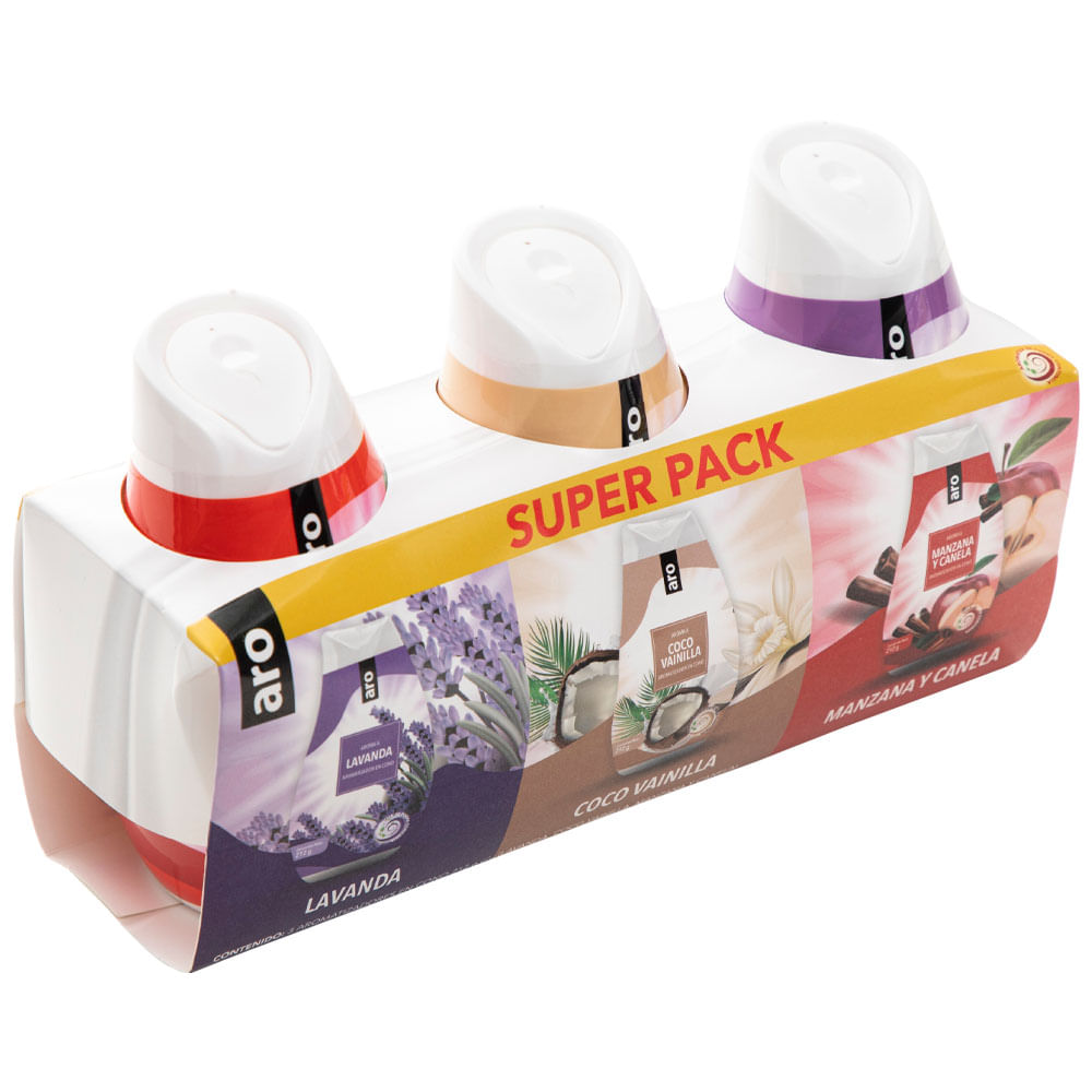 Cono Aromatizador ARO Mix Fragancia Paquete 3un