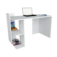 Escritorio Niuato Baraka Home + Estantes - Blanco