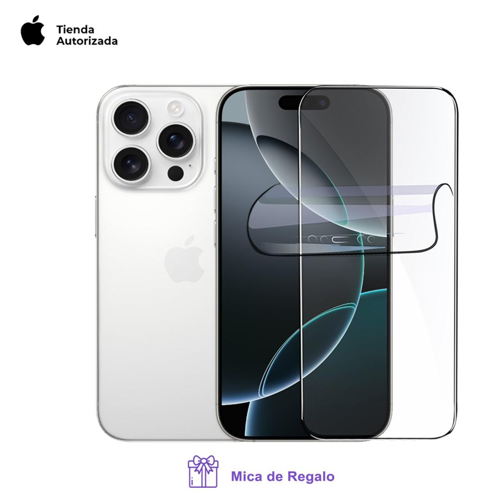 Apple Iphone 16 Pro 256Gb Apple Intelligence Esim White Titanium con Mica Hidrogel