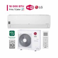 DUALCOOL Aire Acondicionado Inverter 18000 BTU Función Frío Calor
