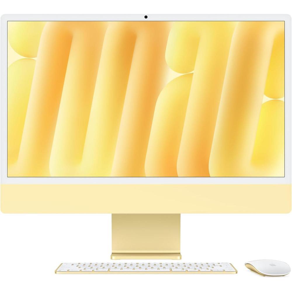 iMac M4 chip with 10-core CPU and 10-core GPU - Yellow / 16GB Y 256GB