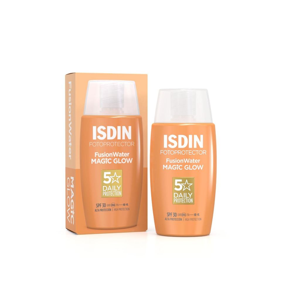 Fotoprotector Isdin Fusion Water Magic Glow Spf30 50Ml