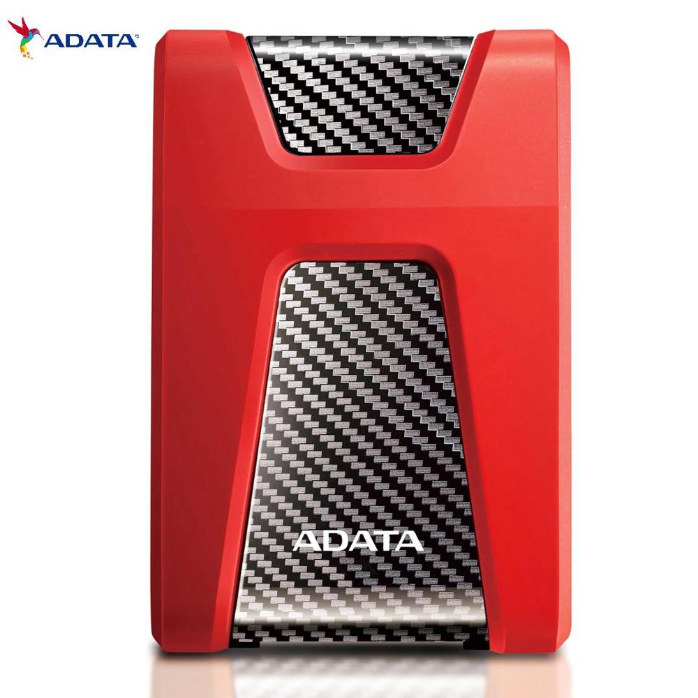 Disco Duro Externo 2TB ADATA HD650 Rojo Soporta Golpes XBOX PS5