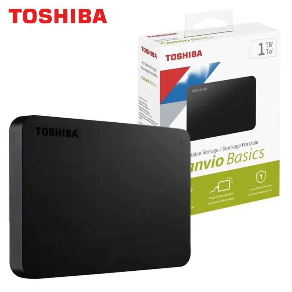 Disco Externo 1TB Canvio BASIC USB 3.0 TOSHIBA