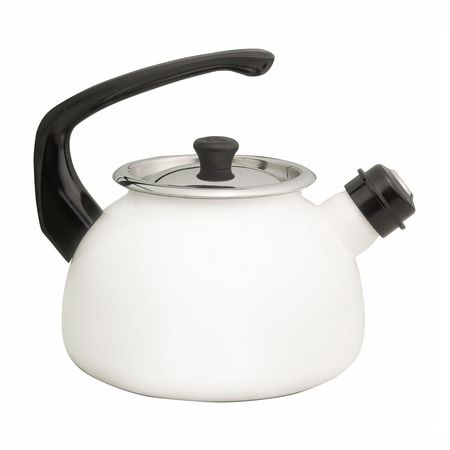 Tetera acero esmaltado 20 2 litros Blanco Record