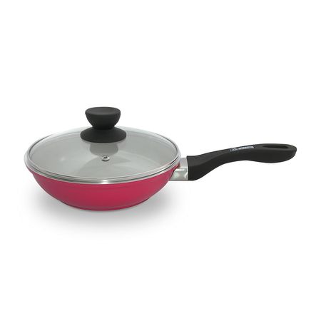 Sartén Cerámico Record Modelo Ceramica Circular de 20 cm Color Rojo