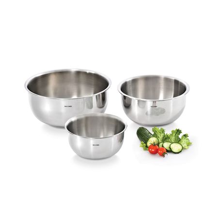 Estuche tazones acero inox 14-18-22 Record