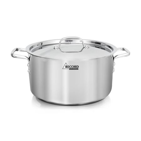 Olla professional inox con fondo difusor N18 Record