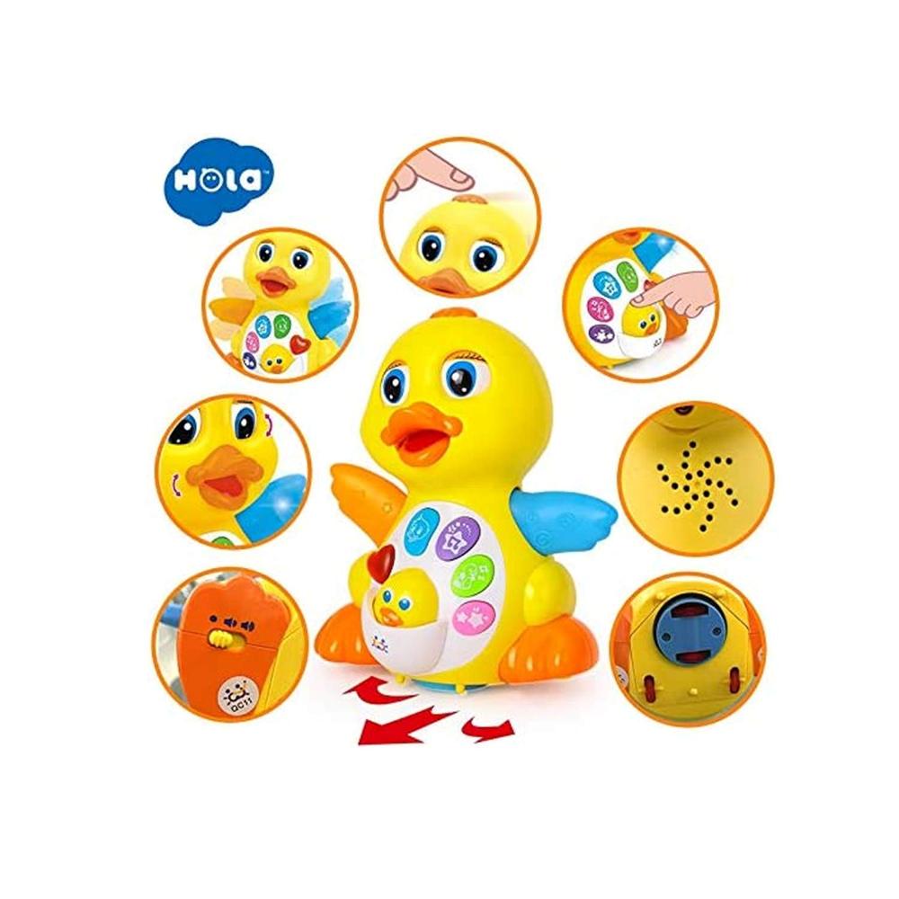 Pato Bailarín Musical Con Luces LED | Juguete Interactivo De Movimiento Y Sonido